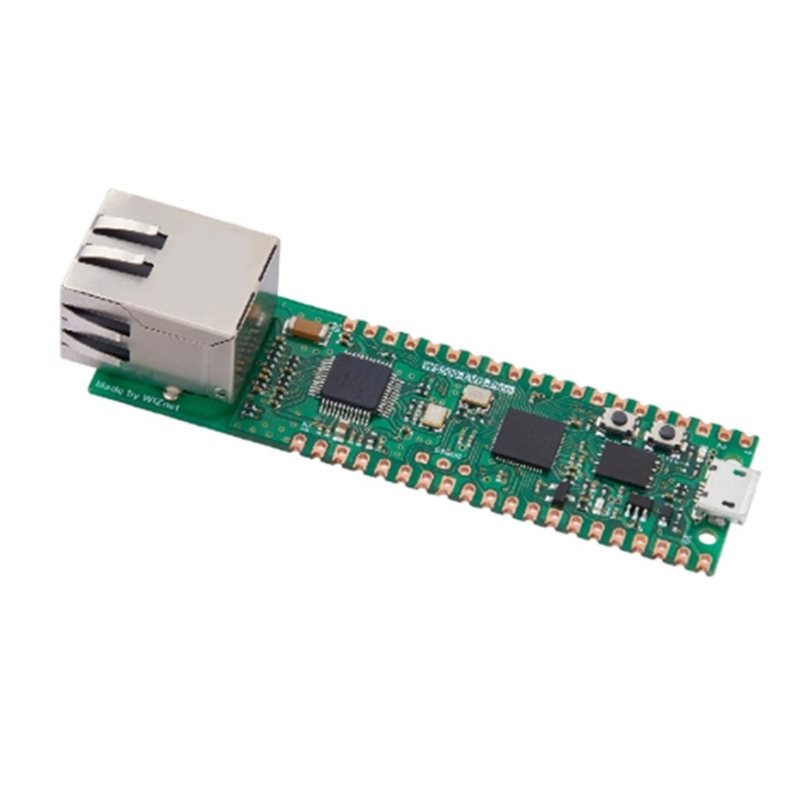 Ethernet W5500 - ABUO-W5500-EVB-Pico2 บอร์ดพัฒนาอีเธอร์เน็ต ฮาร์ดแวร์ TCP/IP บอร์ดประเมินผลไมโครคอนโทรลเลอร์