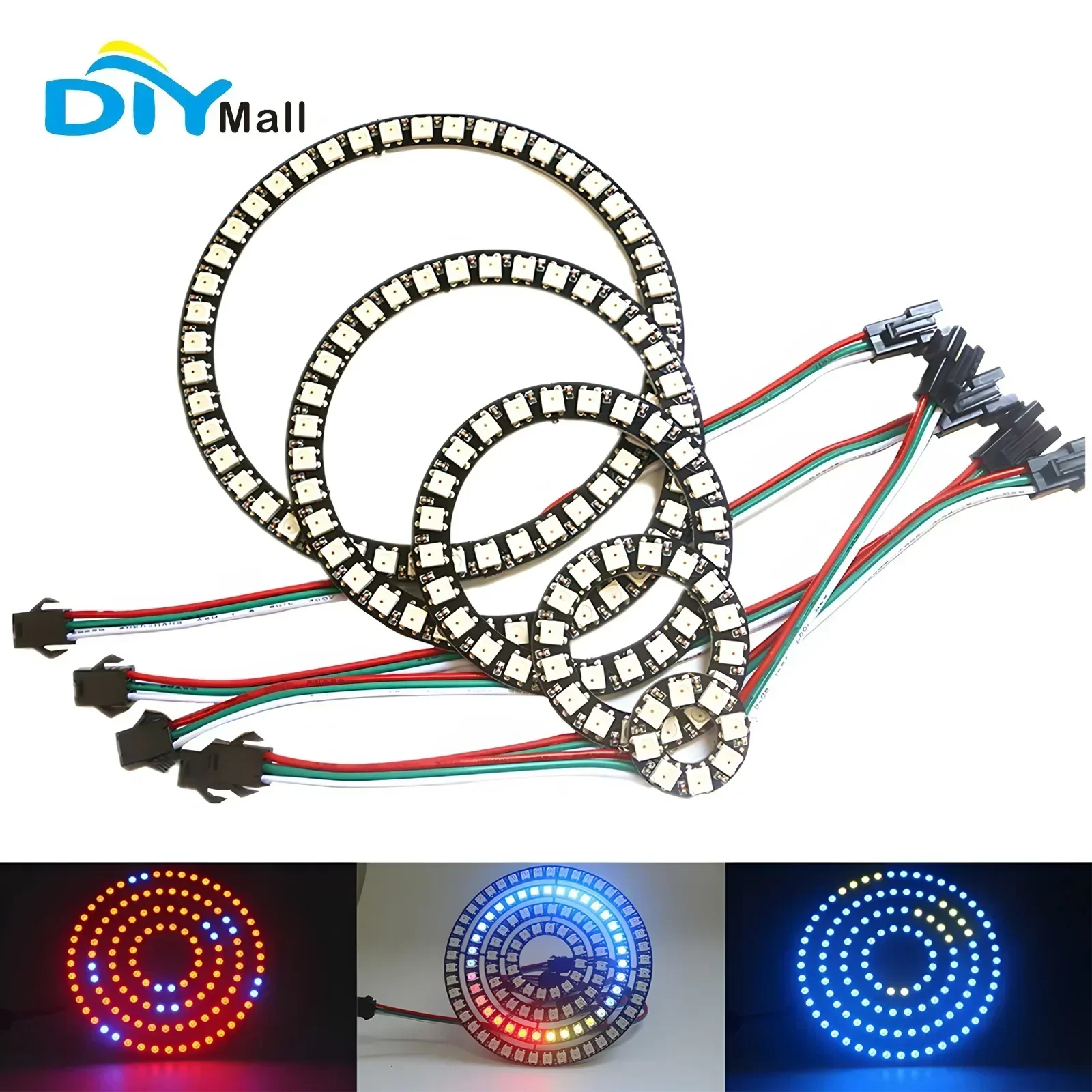 Ws2812B - DIYmall WS2812B 5050 RGB LED วงแหวน