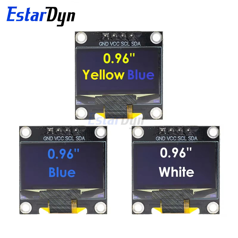 Oled Display 0.96 - 0.96 นิ้ว IIC SPI Serial 7/4