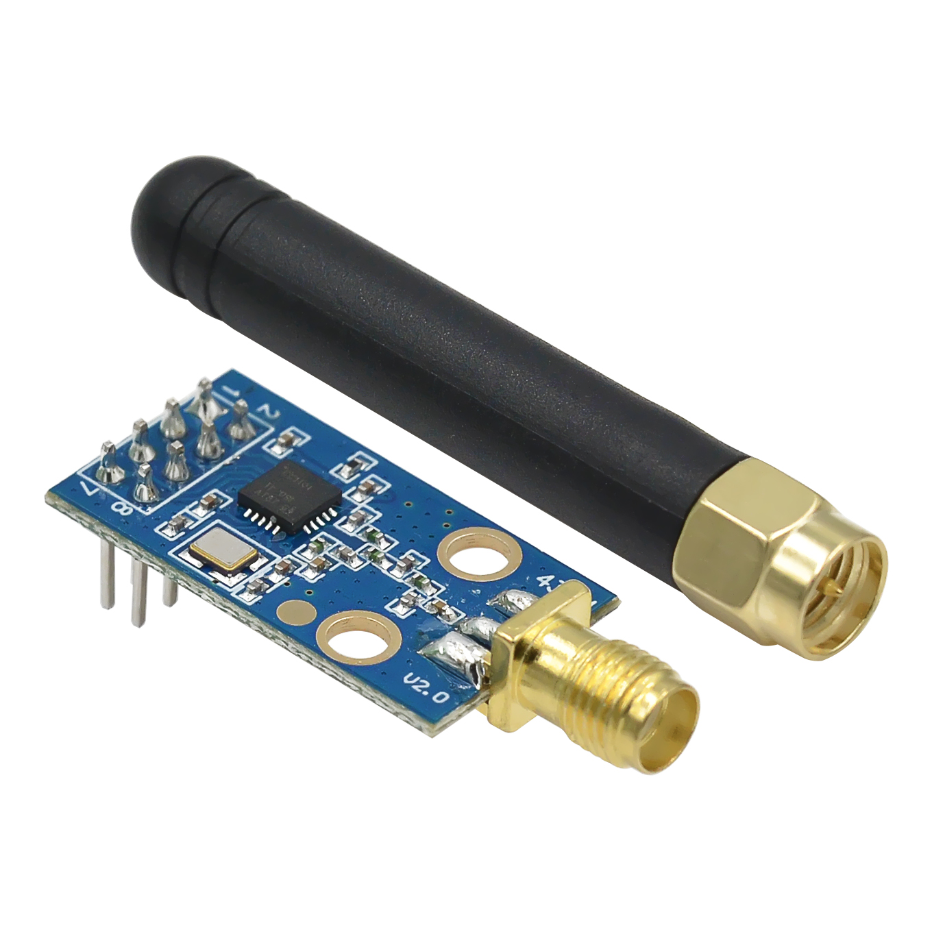 Lora Rfm95 - 1ชิ้นโมดูลไร้สาย CC1101พร้อมโมดูลเครื่องรับส่งสัญญาณไร้สายเสาอากาศ SMA สำหรับ Arduino 315/433/868/915MHz