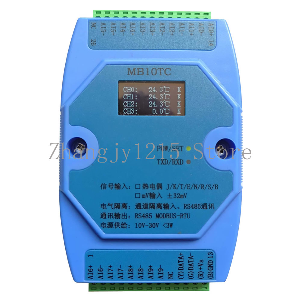โมดูลเก็บข้อมูลอุณหภูมิ 4/6/8/ - Thermocouple Module K Type บทวิจารณ์และราคา