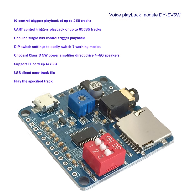 DY-SV5W โมดูลเล่นเสียงสำหรับเค - Sd Card Module บทวิจารณ์และราคา