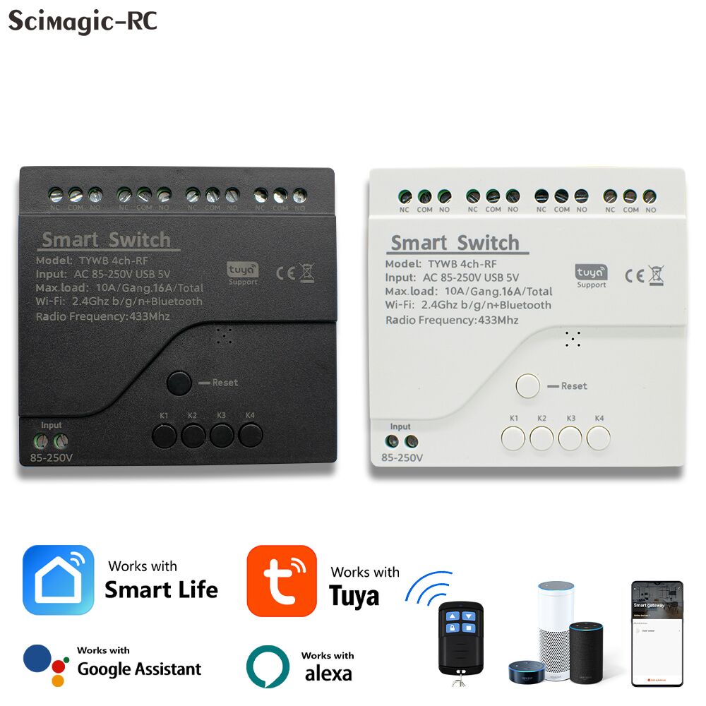 โมดูลสวิตช์อัจฉริยะ Tuya 4 ช่อ - Ir Remote Module บทวิจารณ์และราคา
