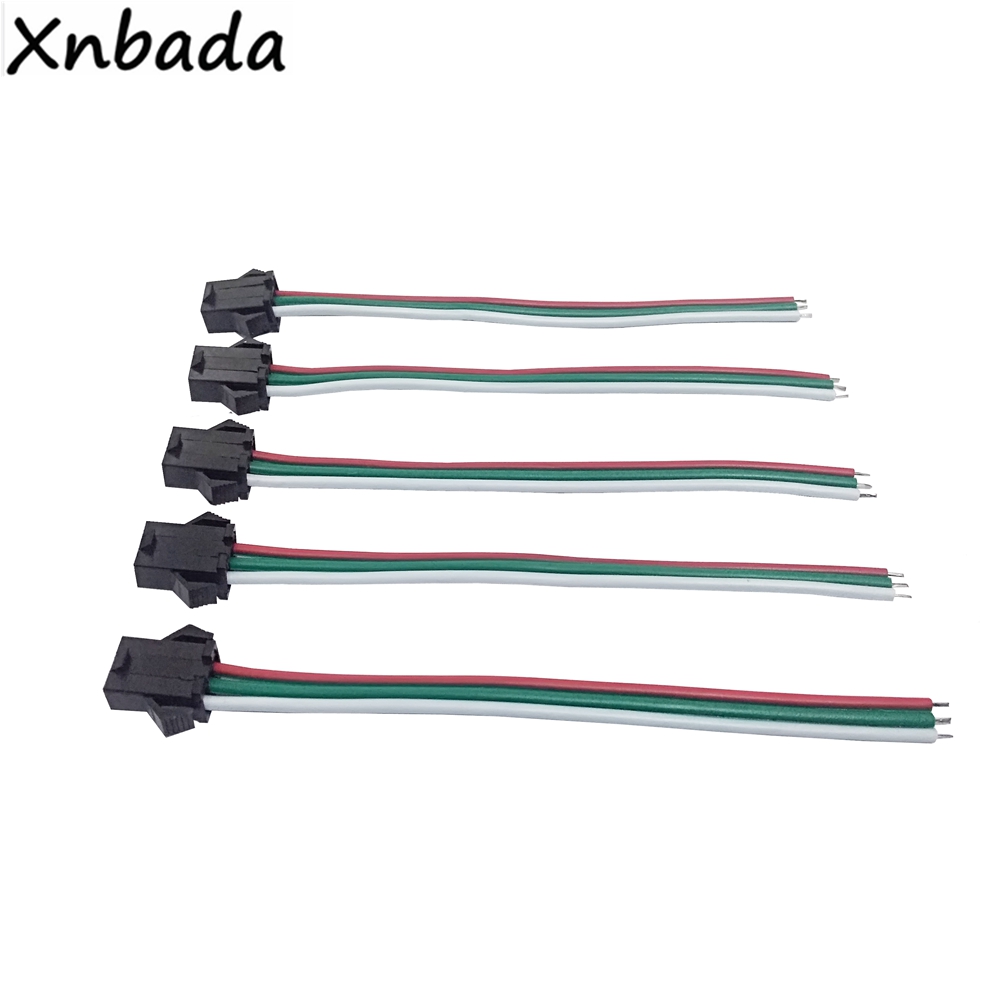 10คู่10ซม.3Pin JST หญิงและชาย  - Ws2812B บทวิจารณ์และราคา