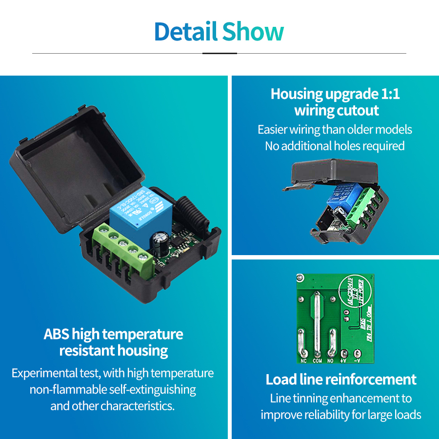 433MHz สวิตช์ DC12V ไร้สายแบบ  - Ir Remote Module บทวิจารณ์และราคา