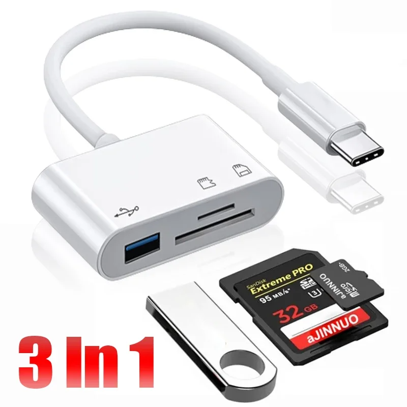 อะแดปเตอร์ฮับแปลง 3-in-1 Type- - Sd Card Module บทวิจารณ์และราคา