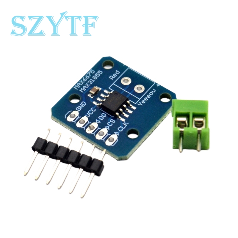 โมดูลวัดอุณหภูมิแบบ MAX31855 M - Thermocouple Module K Type บทวิจารณ์และราคา